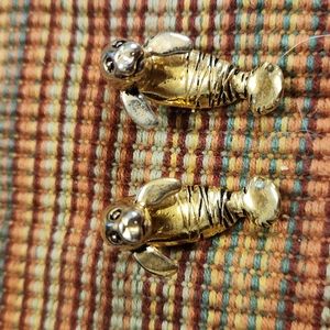 Cute Otter Jacket Earrings